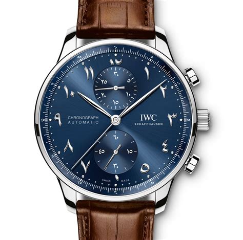 iwc arabic dial|iwc chronograph.